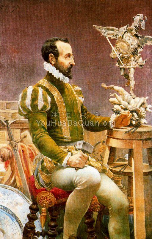 oil painting by Primitivo Alvarez Armesto - 普里米蒂沃·阿尔瓦雷斯·阿梅斯托